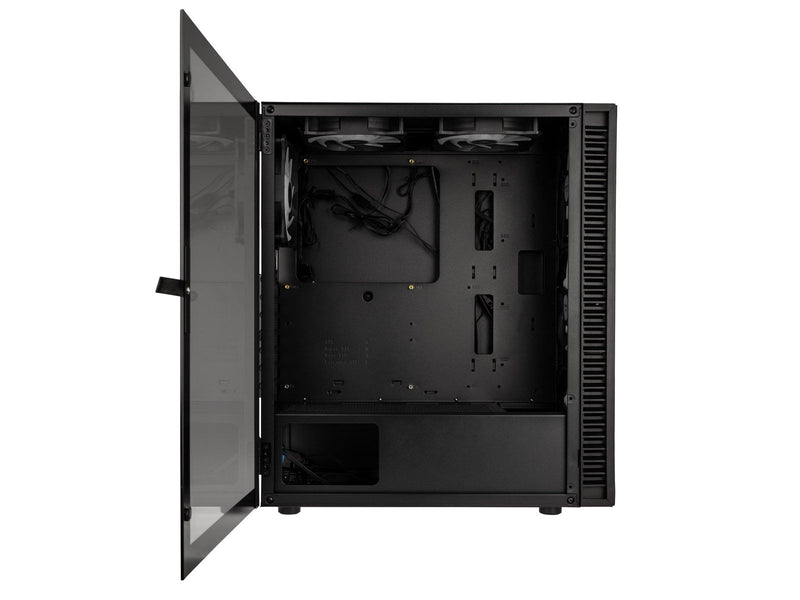 Kolink Observatory HF Mesh ARGB Midi Tower Case - Black - Gehäuse - Desktop - Schwarz