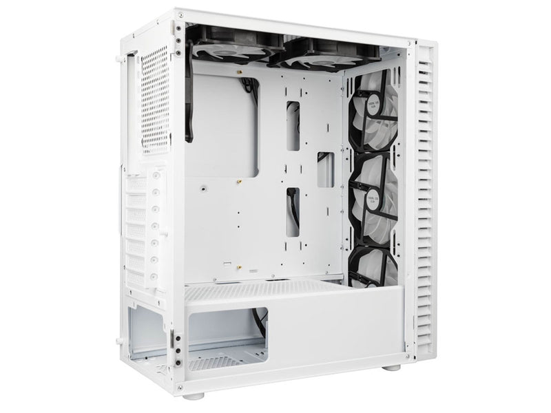Kolink Observatory HF Glass ARGB Midi Tower Case - white - Gehäuse - Desktop - Weiß