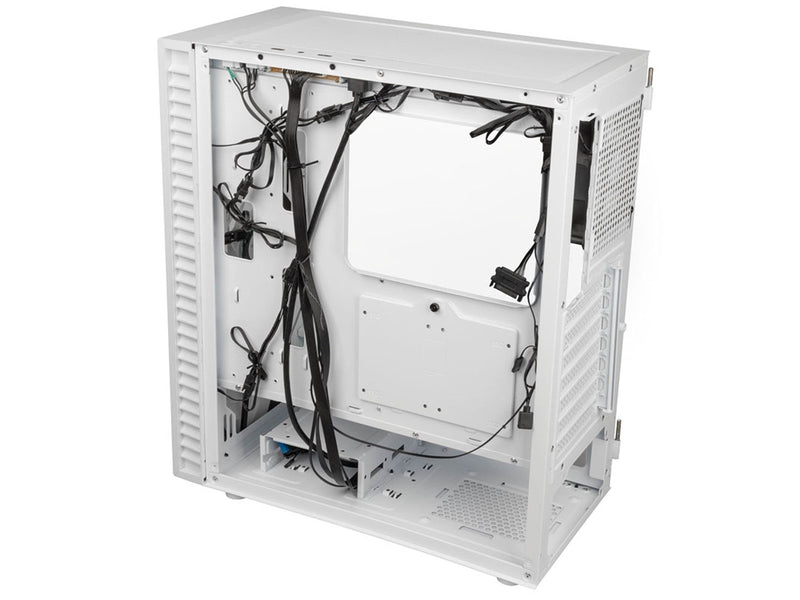 Kolink Observatory HF Glass ARGB Midi Tower Case - white - Gehäuse - Desktop - Weiß
