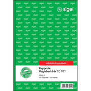 sigel Rapport/Regiebericht Formularbuch SD027