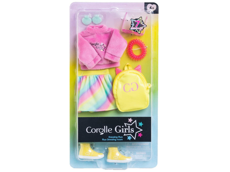 Corolle Girls - Doll Clothes Fluo Set Dressing Roo