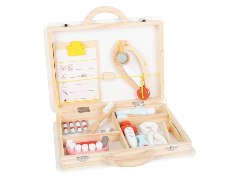 Small Foot - Wooden Doctor and Dentist 2in1 Set in Suitcase