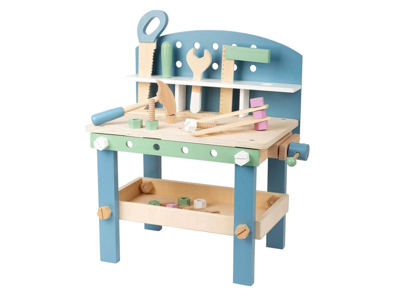 Small Foot - Wooden Workbench Compact Nordic 22dlg.