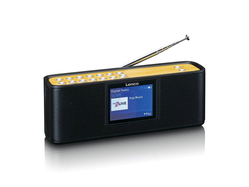 Lenco PDR-045BK - DAB+ radio with Bluetooth 5.0 - DAB+/FM - Stereo - schwarz