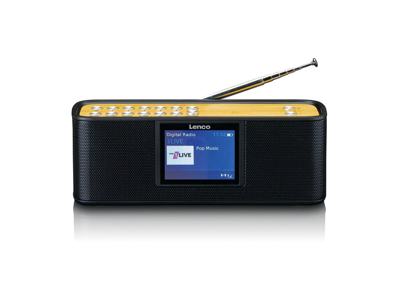 Lenco PDR-045BK - DAB+ radio with Bluetooth 5.0 - DAB+/FM - Stereo - schwarz