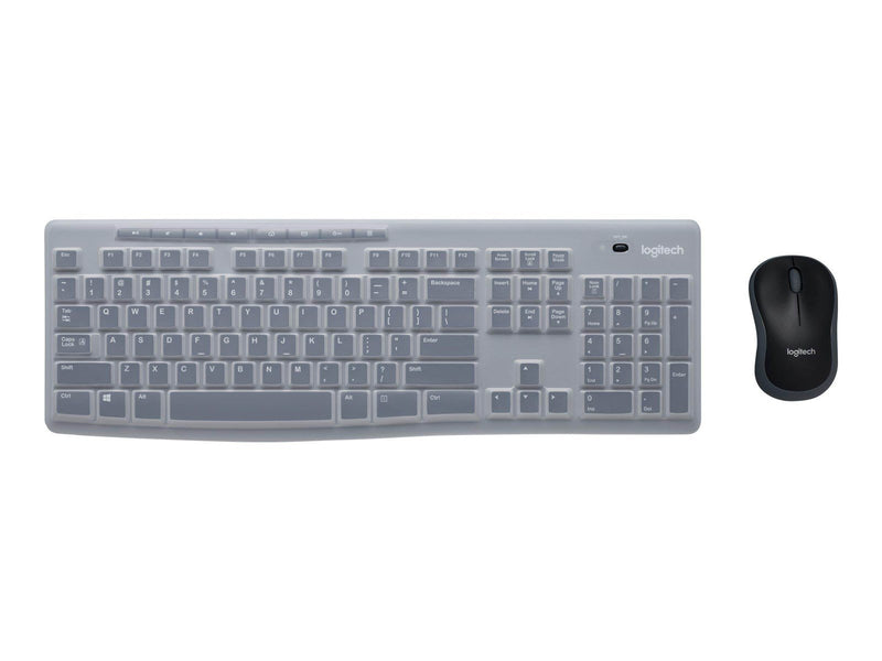 Logitech MK270 Wireless Combo for Education with Protective Keyboard Cover - Tastatur & Maus Set - Deutsch - Schwarz