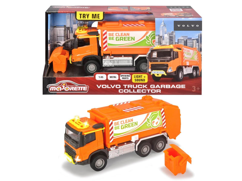 Majorette Volvo Truck Garbge Collector