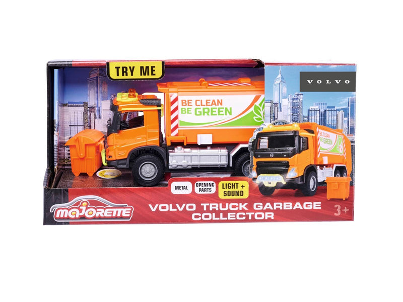 Majorette Volvo Truck Garbge Collector