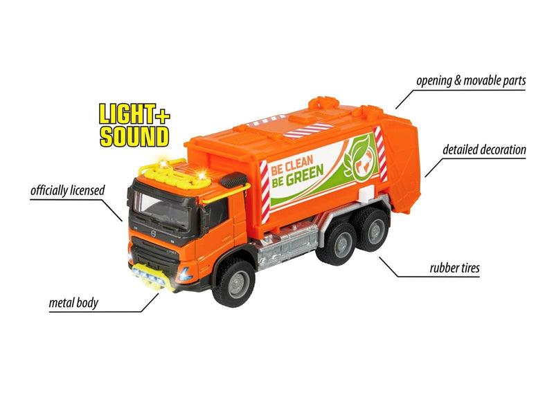 Majorette Volvo Truck Garbge Collector