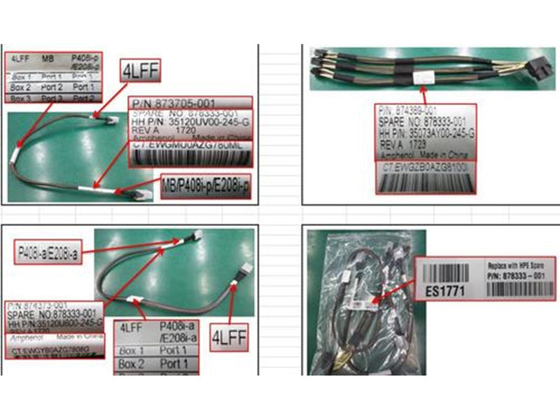 HP E SAS internal cable kit