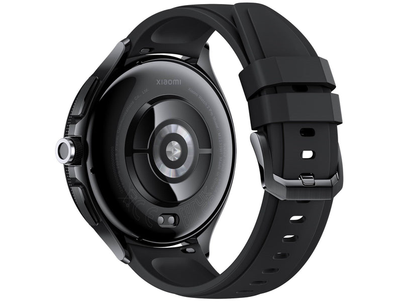 Xiaomi Watch 2 Pro - Schwarzes Gehäuse mit schwarzem Fluorkautschukarmband