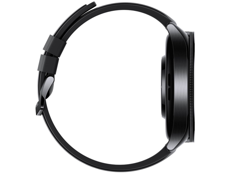 Xiaomi Watch 2 Pro - Schwarzes Gehäuse mit schwarzem Fluorkautschukarmband