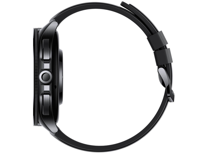 Xiaomi Watch 2 Pro - Schwarzes Gehäuse mit schwarzem Fluorkautschukarmband