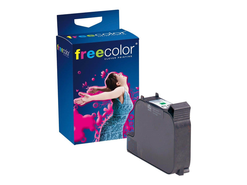 Clover FREECOLOR - black - compatible - ink cartridge (alternative for: HP C6615DE) - Tintenpatrone Schwarz