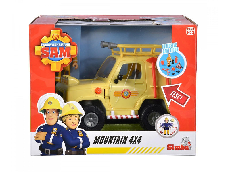 Simba Fireman Sam Mountain 4x4 Jeep with Figure