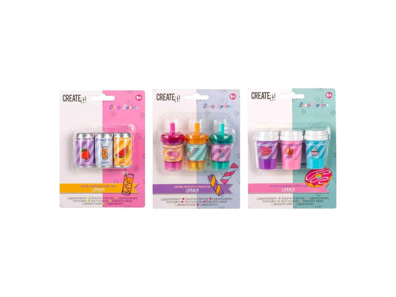 CREATE IT! Candy Explosion Lip Balm 3 pcs.