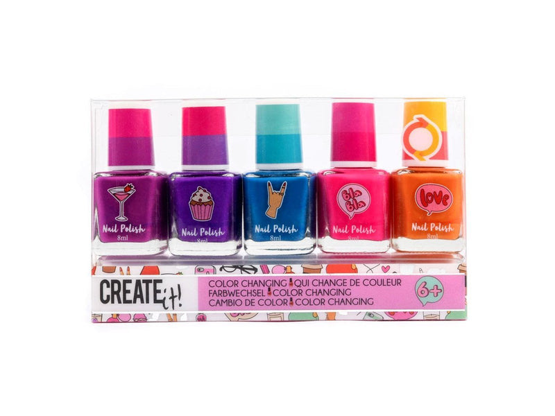 CREATE IT! Beauty Color Changing Nail Polish 5pcs