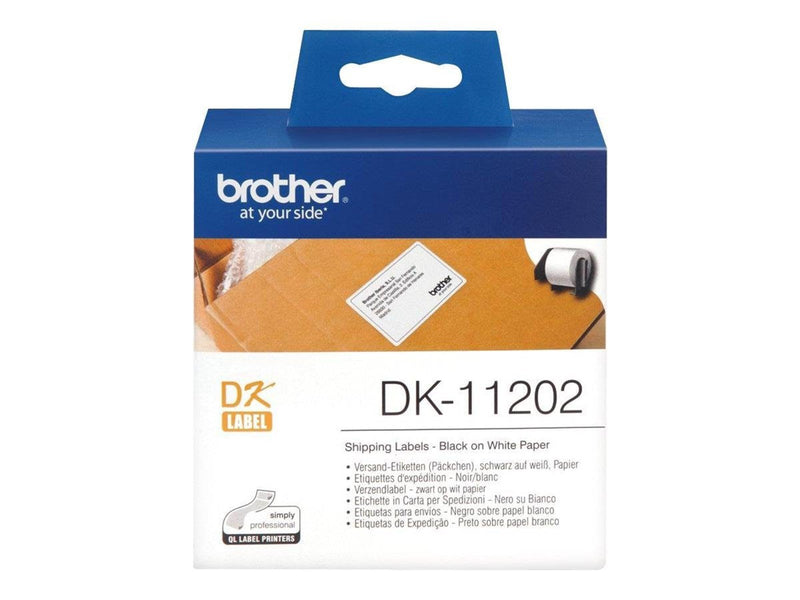 Brother DK-11202 - Black On White - 62 x 100 mm 300 label(s)