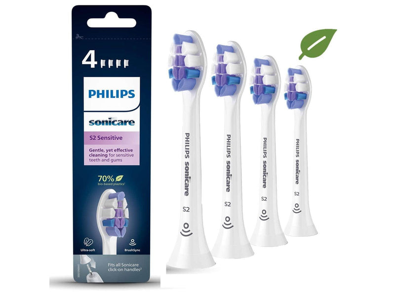Philips Bürstenköpfe Brush Head - Sensitive S2 - White