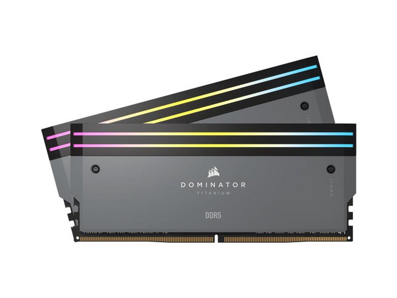 Corsair Dominator Titanium DDR5-6000 - 32GB - CL30 - Dual Channel (2 pcs) - AMD EXPO & Intel XMP - Grau mit RGB