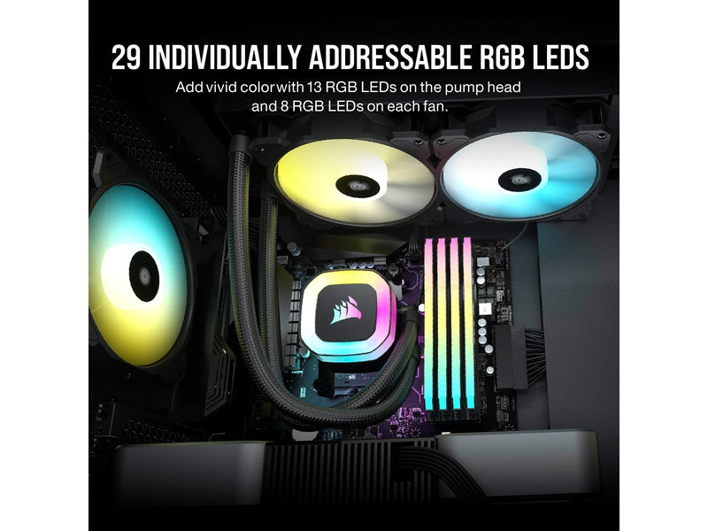 Corsair H100 RGB - CPU-Wasserkühlung - Max 26 dBA