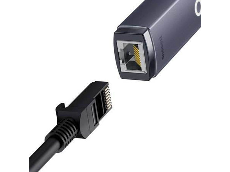 Baseus Network adapter  Lite Series USB-C to RJ45 (grey)