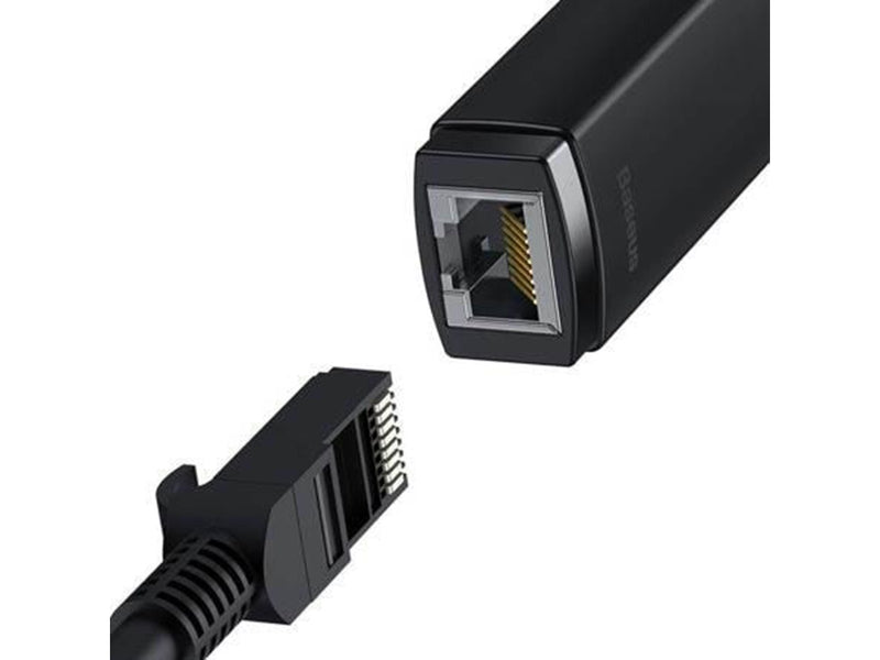 Baseus Lite Series USB to RJ45 network adapter 100Mbps (black)