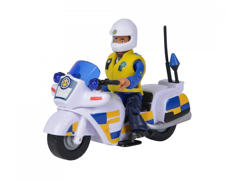 Simba Fireman Sam Police Motorbike incl. Figurine 7.5cm
