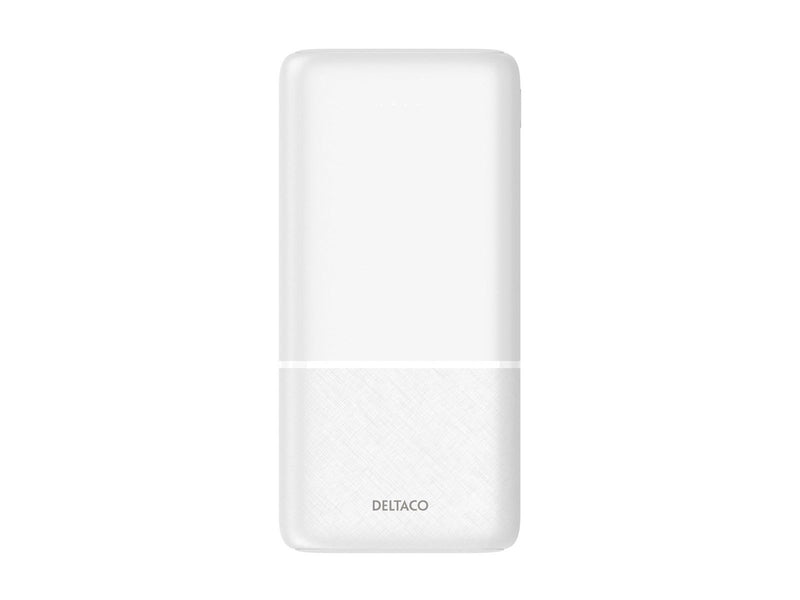 Deltaco PB-C1006 Powerbank (Akku) - Weiß - 20000 mAh