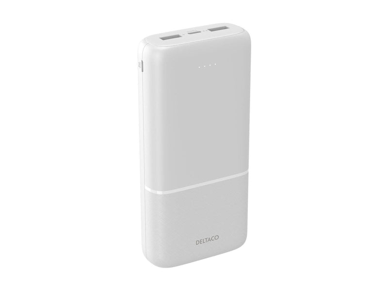 Deltaco PB-C1006 Powerbank (Akku) - Weiß - 20000 mAh