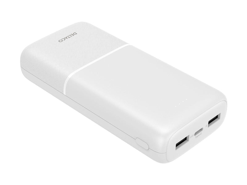 Deltaco PB-C1006 Powerbank (Akku) - Weiß - 20000 mAh