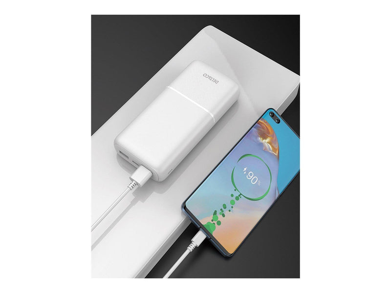 Deltaco PB-C1006 Powerbank (Akku) - Weiß - 20000 mAh