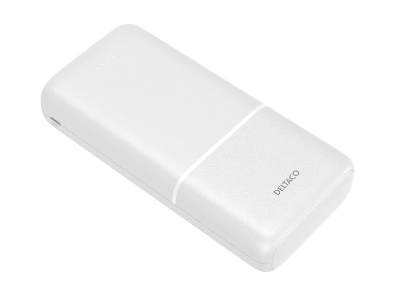 Deltaco PB-C1006 Powerbank (Akku) - Weiß - 20000 mAh