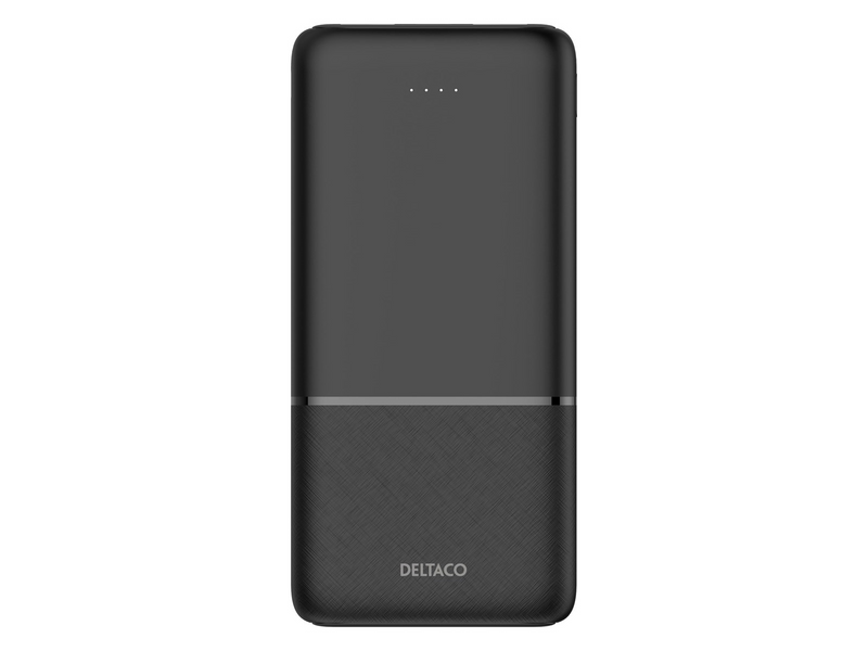 Deltaco PB-C1007 Powerbank (Akku) - schwarz - 10000 mAh