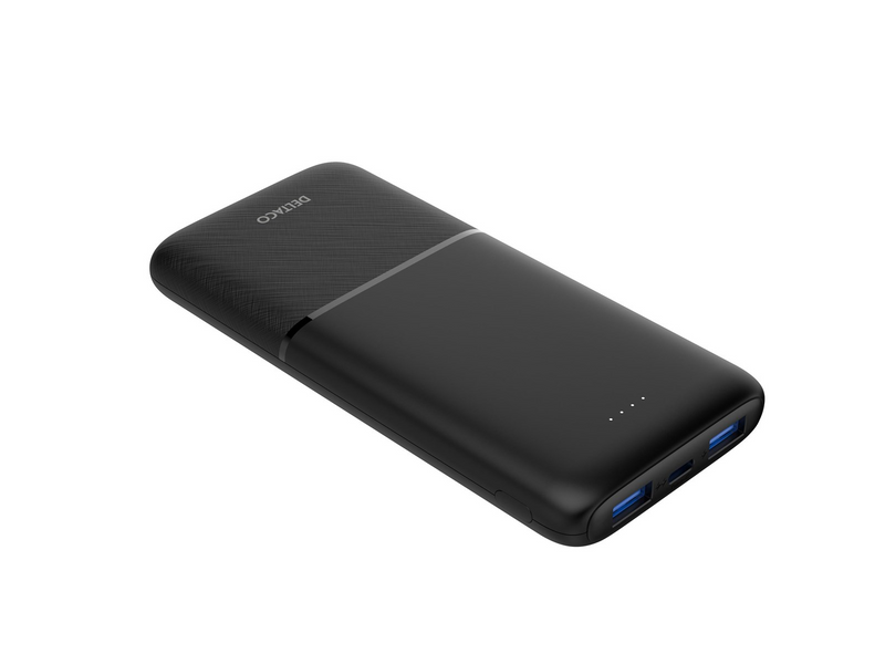 Deltaco PB-C1007 Powerbank (Akku) - schwarz - 10000 mAh