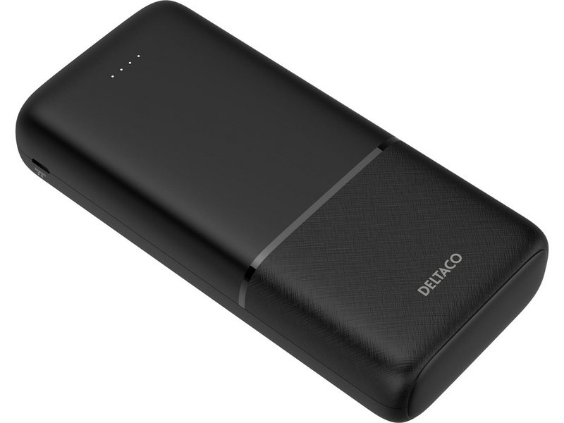 Deltaco PB-C1008 Powerbank (Akku) - schwarz - 20000 mAh