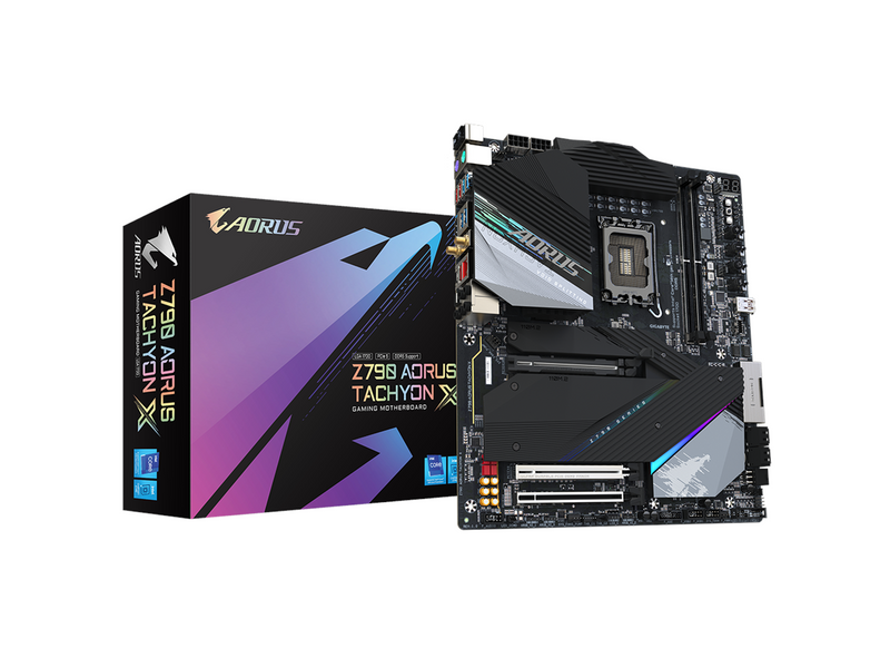 GIGABYTE Z790 AORUS TACHYON X Mainboard - Intel Z790 - Intel LGA1700 socket - DDR5 RAM - Extended ATX