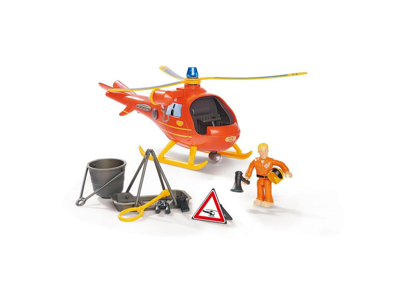 Simba Fireman Sam Helicopter Wallaby with Figure 15cm