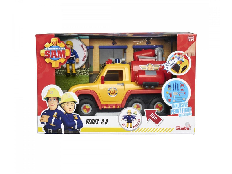 Simba Fireman Sam Fire Engine Venus 2.0 incl. Figurine