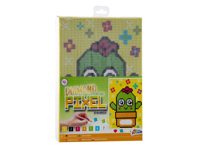 Grafix Pixel by Number Canvas - Unicorn
