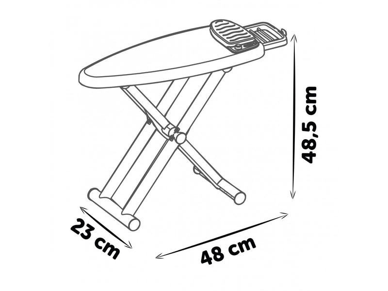 Smoby Ironing Board with Iron 9 pcs.