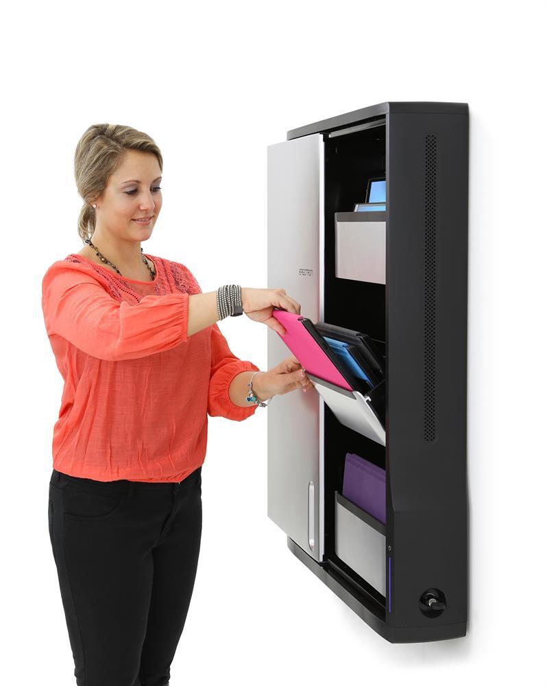 Ergotron ZIP12 Wand Ladestation für 12 Tablets oder Chromebooks