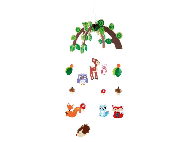 Small Foot - Wooden Baby Mobile Woodland Animals