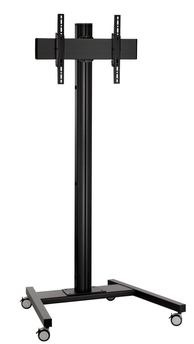 Vogel's T1844B Displaywagen bis 165 cm (65') Profilhöhe 180 cm, max. 80 kg, Vesa max. 400x400, schwarz