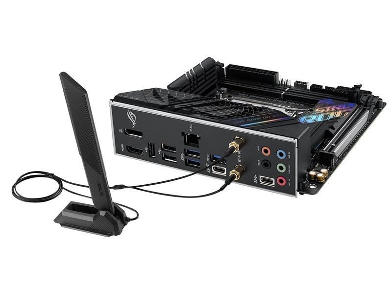 ASUS ROG STRIX B760-I GAMING WIFI (V2) Mainboard - Intel B760 - Intel LGA1700 socket - DDR5 RAM - Mini-ITX