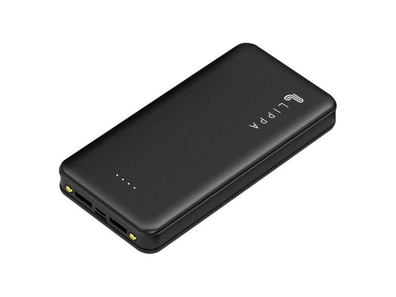 Lippa 20.000 mAh Powerbank 2 x USB-A Output - Black Powerbank (Akku) - schwarz - 20000 Ah