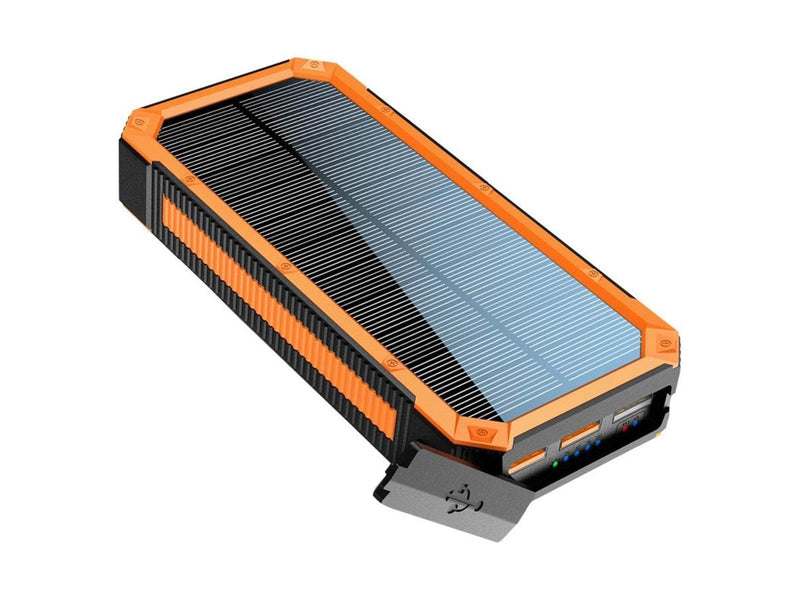 Lippa 20.000 mAh Solar Powerbank 1 x USB-C PD & 3 x USB-A Output Powerbank (Akku) - 20000 Ah
