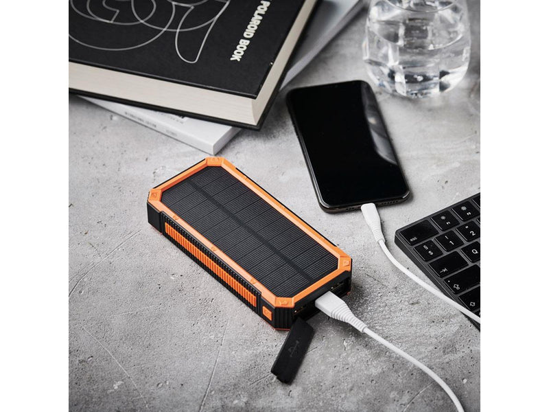 Lippa 20.000 mAh Solar Powerbank 1 x USB-C PD & 3 x USB-A Output Powerbank (Akku) - 20000 Ah