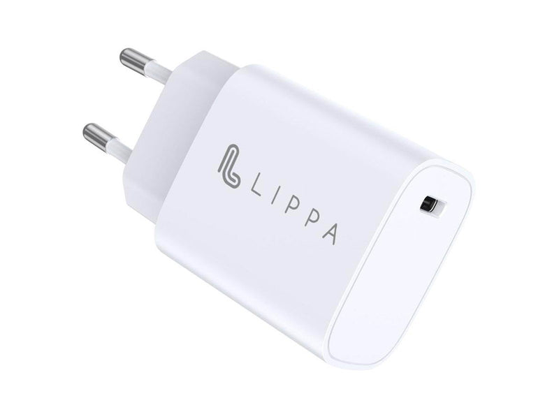 Lippa 20W USB-C PD Wall Charger - White