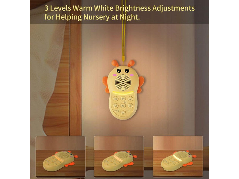 Lippa Bumblebee White Noise & Lamp - Yellow